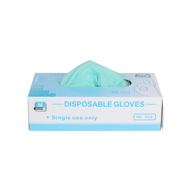 Disposable Green Nitrile glove
