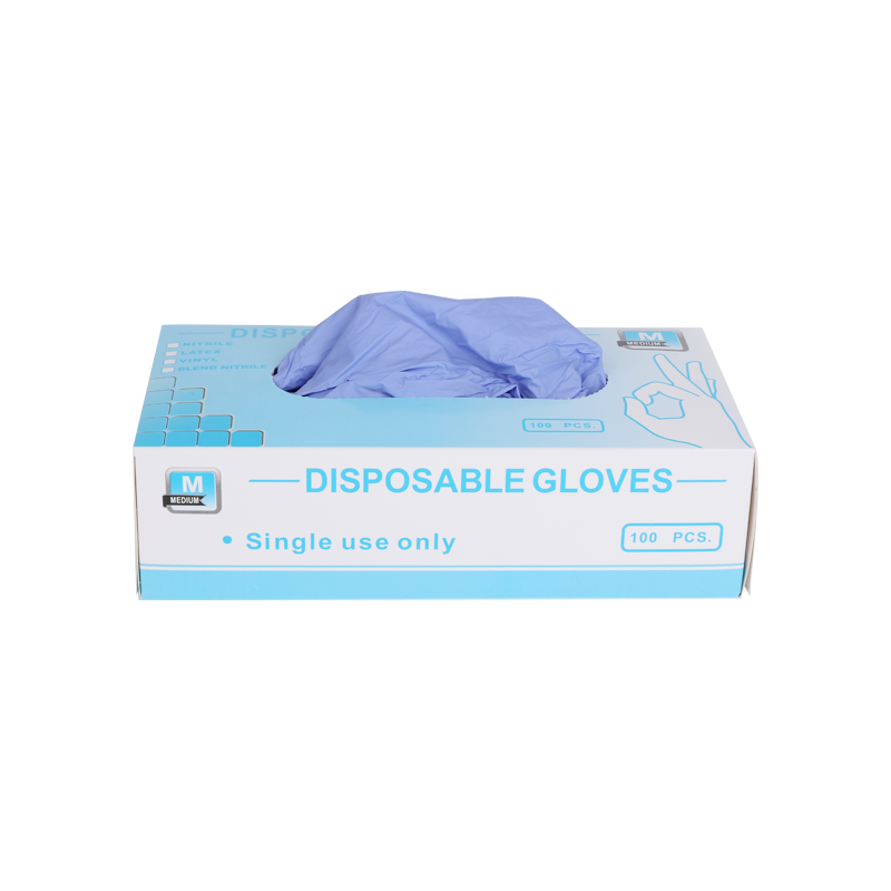 Disposable Purple Nitrile glove