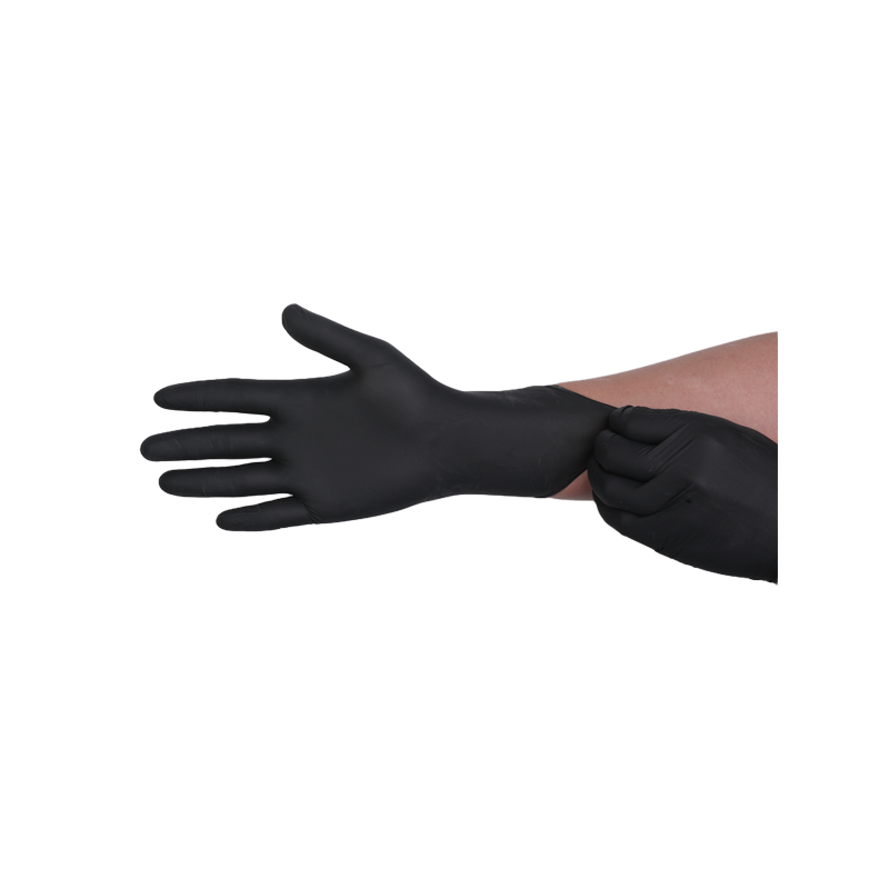 Disposable Black Nitrile glove