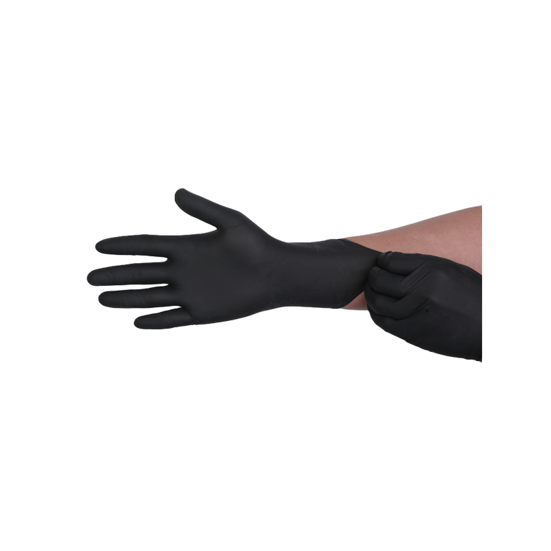 Disposable Black Nitrile glove
