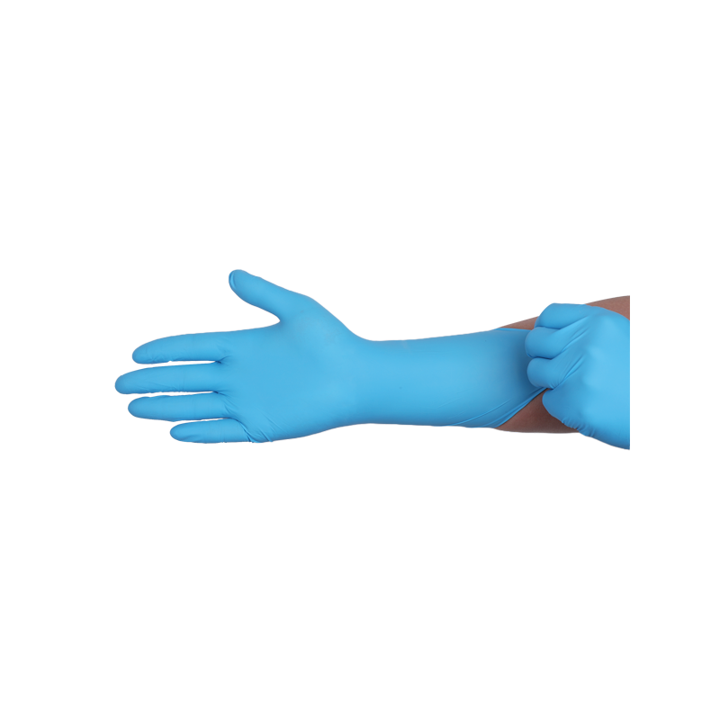 12Inch Blue Nitrile Glove