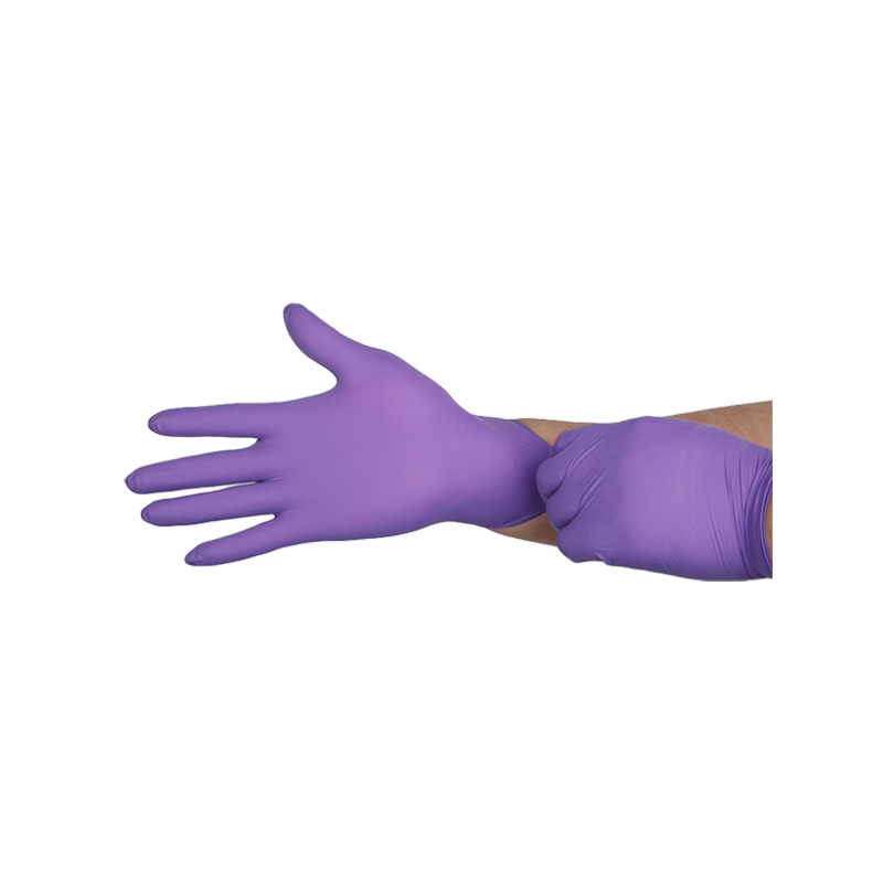 Disposable Purple Nitrile glove